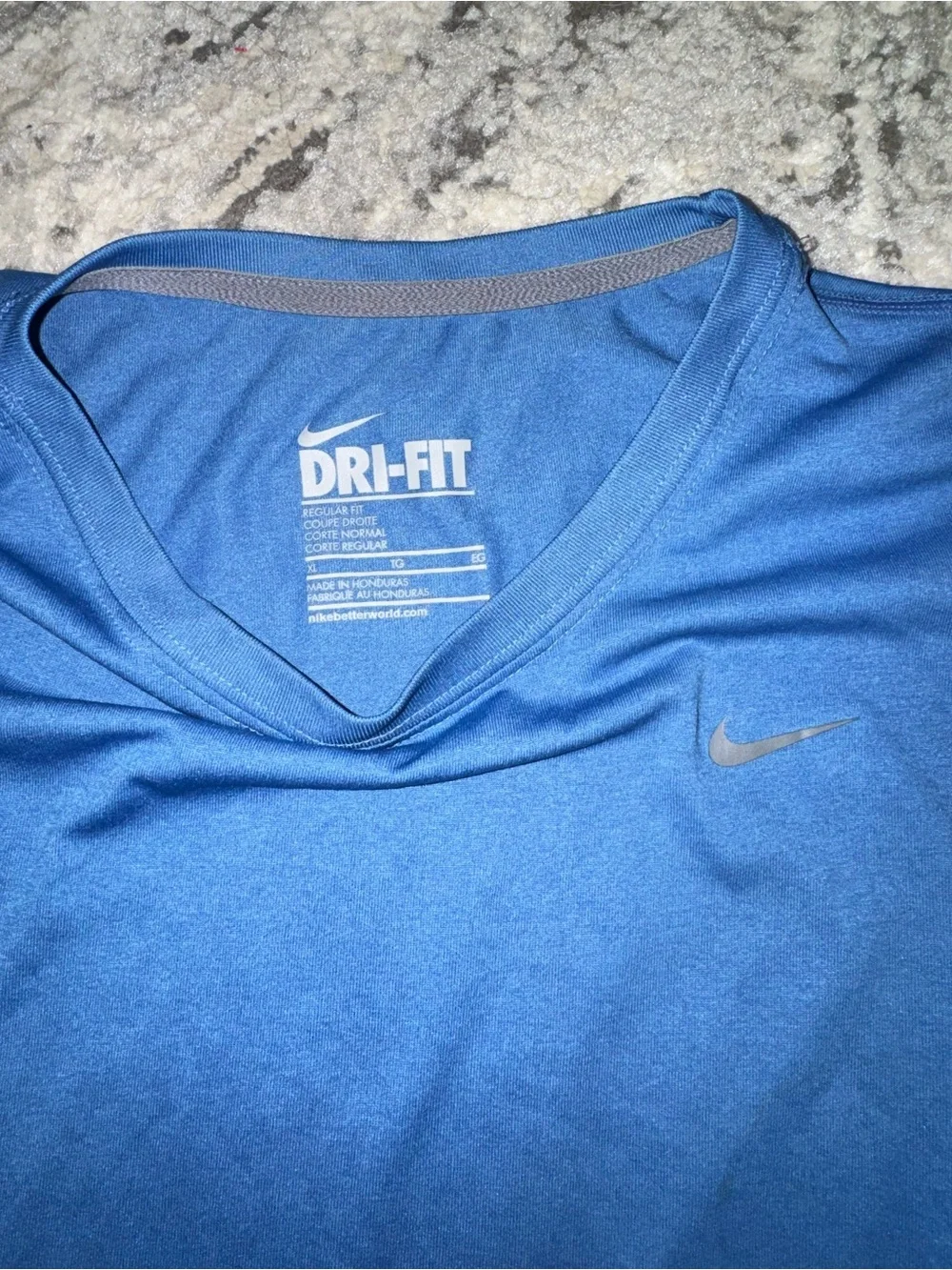 Nike vintage Dri-FIT Long Sleeve Athletic Top - Royal Blue